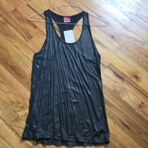 Free people metallic top